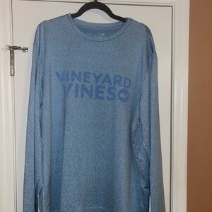 Vineyard Vines Performance Heather Blue Tee XL